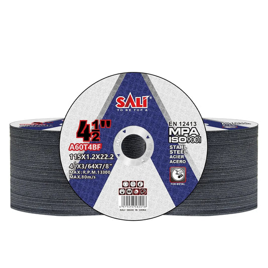 SALI 100 Pack Cut Off Wheel 4 1/2 Inch Cutting Wheels 4-1/2" x 3/64" x 7/8" for Metal & Stainless Steel, Angle Grinder Cutting Wheel,Cutting Discs with Aggressive Cutting