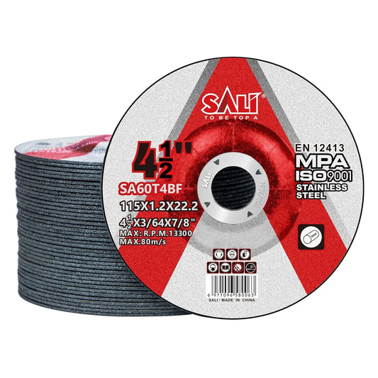 SALI 40 Pack Cut Off Wheel 4.5 Inch Cutting Wheels Depressed Center 4-1/2" x 3/64" x 7/8" Professional Cutting Stainless Steel, Angle Grinder Cutting Discs with Aggressive Cutting Upgrade