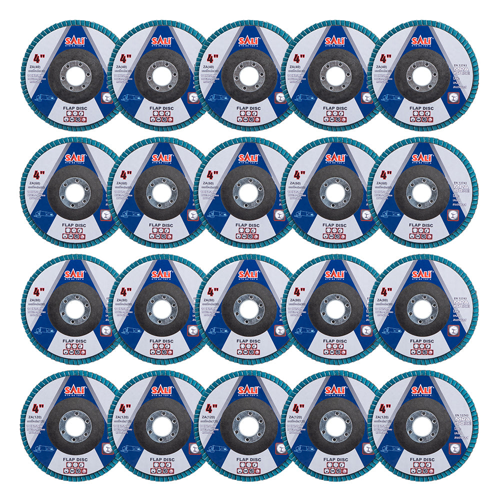 4-1/2" x 7/8" Zirconia Oxide Type 29 Flap Disc - 40/60/80/120 Grit