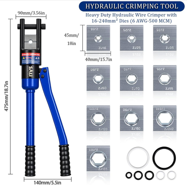 Hydraulic Crimping Tool 12 Ton