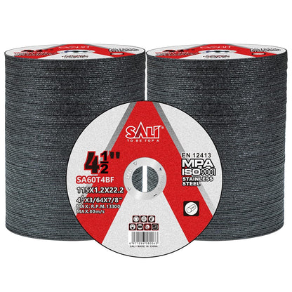 SALI 200 Pack Cut Off Wheel 4 1/2 Inch Cutting Wheels 4-1/2" x 3/64" x 7/8" Professional Cutting Stainless Steel, Angle Grinder Cutting Wheel,Cutting Discs with Aggressive Cutting Upgrade (4.5in, 200)