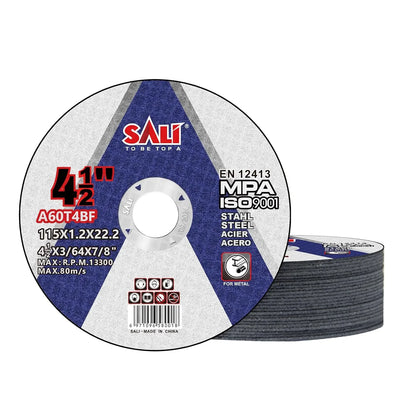 SALI 25 Pack Cut Off Wheel 4 1/2 Inch Cutting Wheels 4-1/2" x 3/64" x 7/8" for Metal & Stainless Steel, Angle Grinder Cutting Wheel,Cutting Discs with Aggressive Cutting