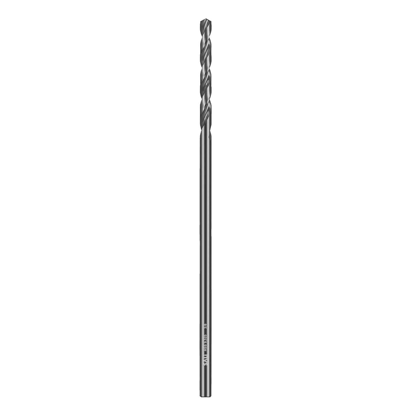 SALI Cobalt Aircraft Extension Drill Bits,3/8"×12" Long Length Drill Bits for Drilling into Sheet Metal, Stainless, Aluminum, Wood, & Copper