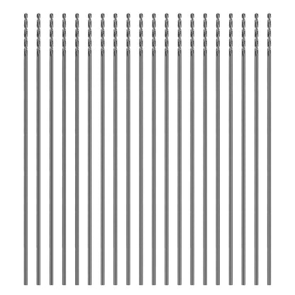 SALI Cobalt Aircraft Extension Drill Bits 20 pcs,5/64"×6" Long Length Drill Bits for Drilling into Sheet Metal, Stainless, Aluminum, Wood, & Copper