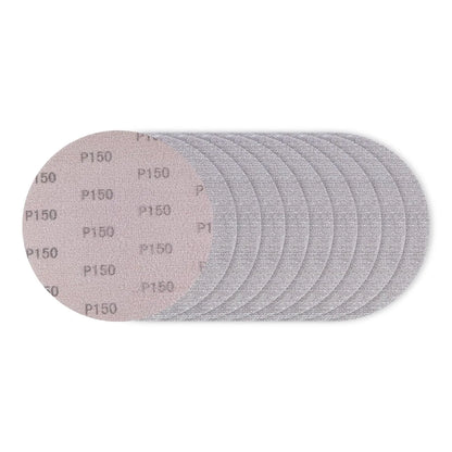 SALI 10 PCS Sandpaper Mesh Abrasive 9 inch Drywall Sander Sandpaper, Dust-Free Hook and Loop Drywall Sanding Disc for Car Wood Drywall Metal Polishing & Grinding P150