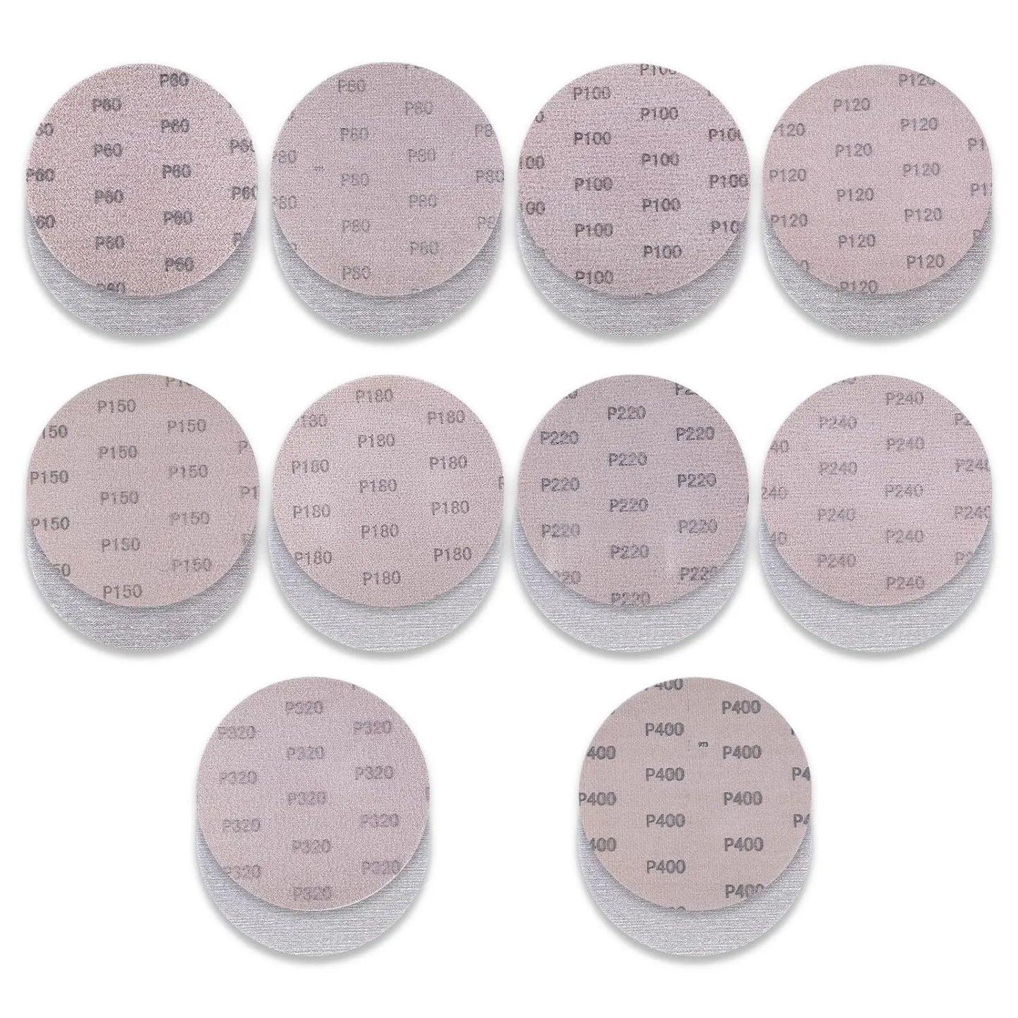 SALI 20 PCS Sandpaper Mesh Abrasive 9 inch Drywall Sander Sandpaper, Dust-Free Hook and Loop Drywall Sanding Disc for Car Wood Drywall Metal Polishing & Grinding P60-400