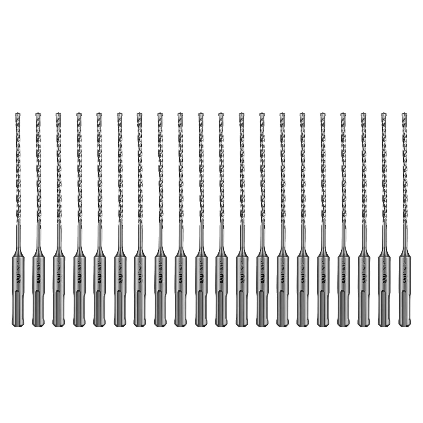 SALI SDS Plus Rotary Hammer Drill Bit  Concrete Drill Bit Kit Cross-Type Double Thread Carbide Material Suitable for Concrete, Brick, Cement Walls, Stone, Hammer Drill Bits for Concrete