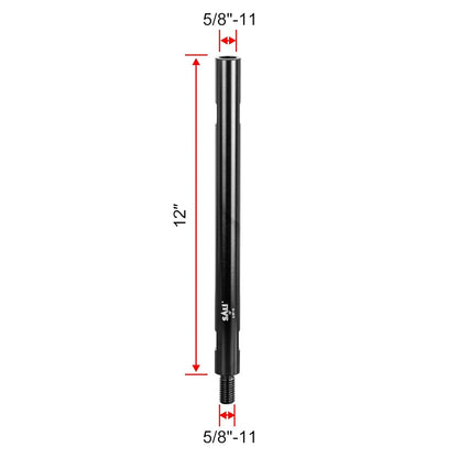 SALI 12" Extension Adapter for Core Drill Bits, Extension Rod with 5/8"-11 Thread Drill Bit Adapter for Saw Threaded Diamond Hole Diamond Core Drill