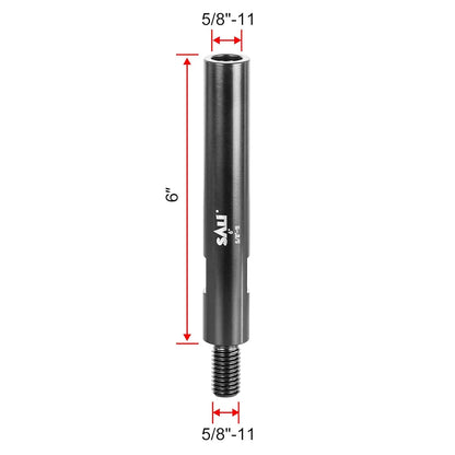 SALI 6" Extension Adapter for Core Drill Bits, Extension Rod with 5/8"-11 Thread Drill Bit Adapter for Threaded Diamond Hole Diamond Core Drill