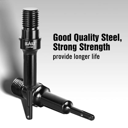 SALI Core Drill Bit Adapter 1-1/4" UNC to SDS Plus Drill Bit Adapter for Saw Threaded Diamond Hole Diamond Core Drill