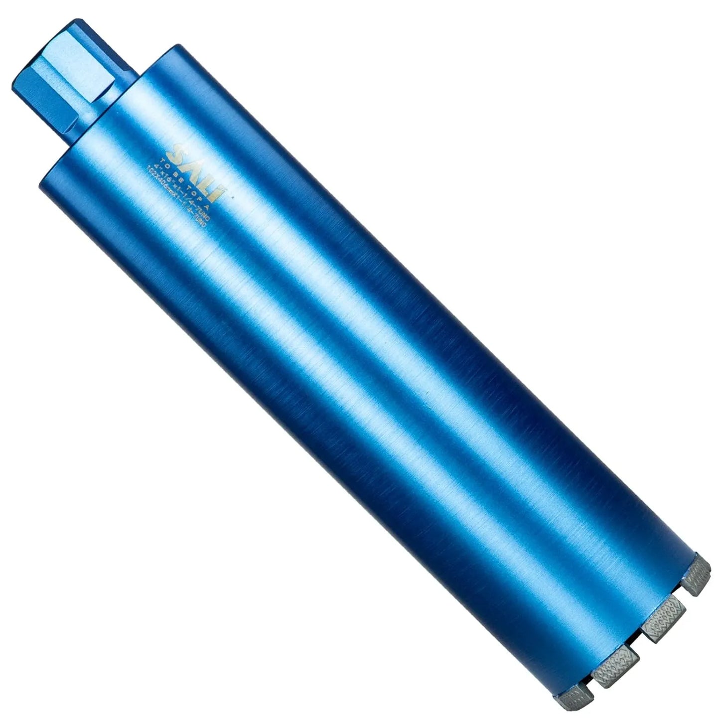 SALI Wet Diamond Core Drill Bits, 15"/380mm Drilling Depth Concrete Core Drill Bit, Core Bit Turbo Laser-Welded Segments with Rebar, Brick, Block, Masonry, Stone