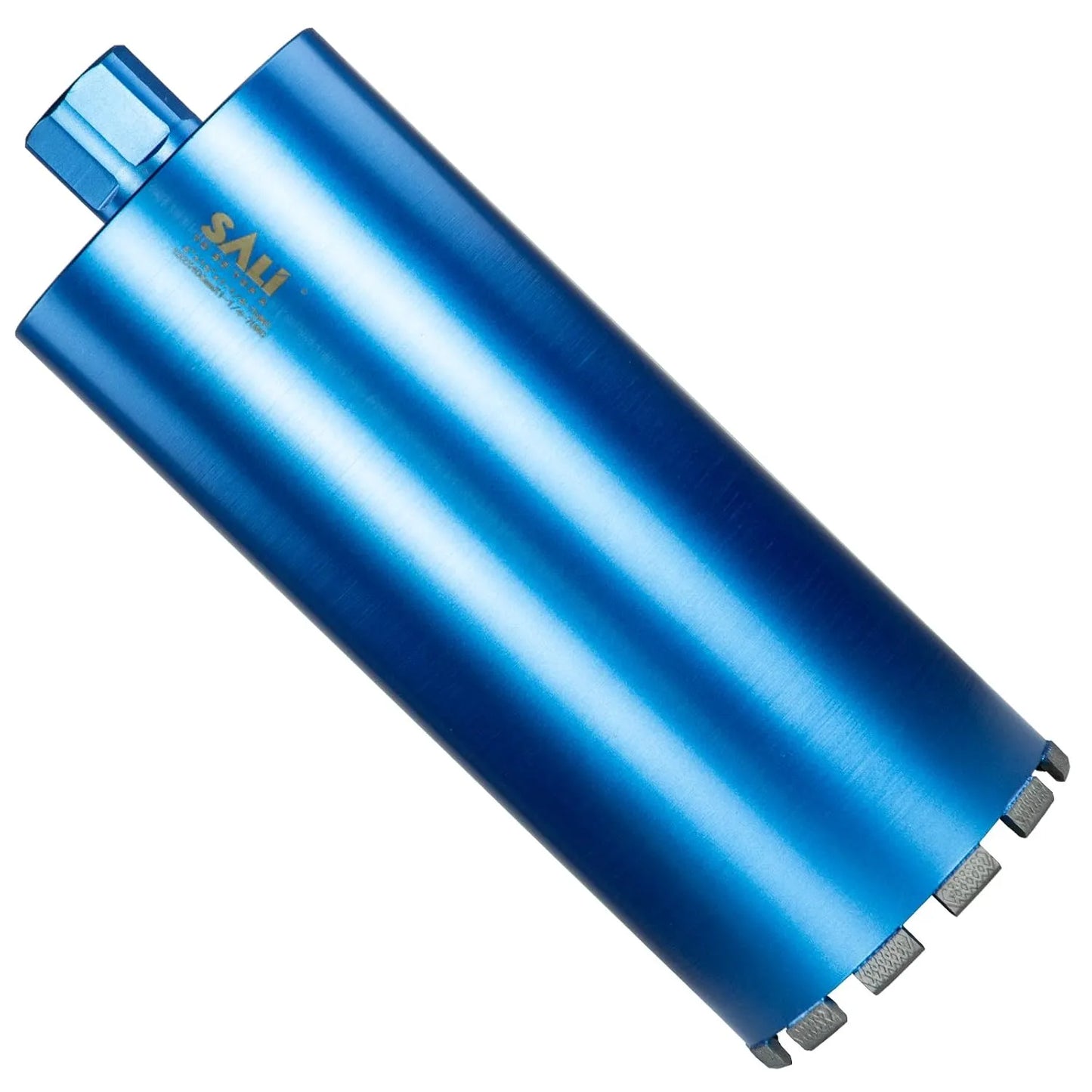 SALI Wet Diamond Core Drill Bits, 15"/380mm Drilling Depth Concrete Core Drill Bit, Core Bit Turbo Laser-Welded Segments with Rebar, Brick, Block, Masonry, Stone