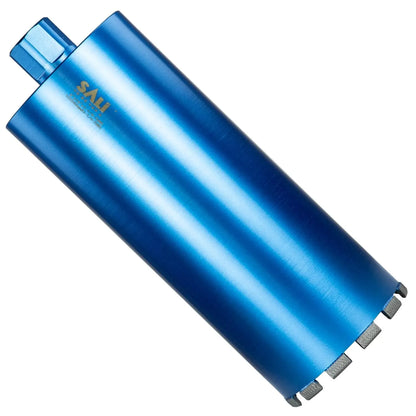 SALI Wet Diamond Core Drill Bits, 15"/380mm Drilling Depth Concrete Core Drill Bit, Core Bit Turbo Laser-Welded Segments with Rebar, Brick, Block, Masonry, Stone
