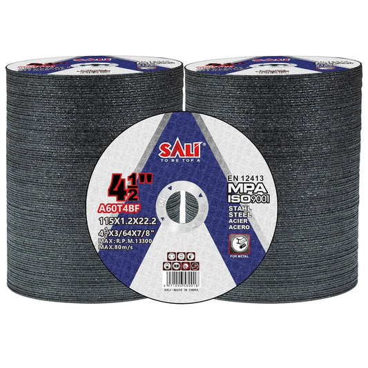 SALI 200 Pack Cut Off Wheel 4 1/2 Inch Cutting Wheels 4-1/2" x 3/64" x 7/8" for Metal & Stainless Steel, Angle Grinder Cutting Wheel,Cutting Discs with Aggressive Cutting