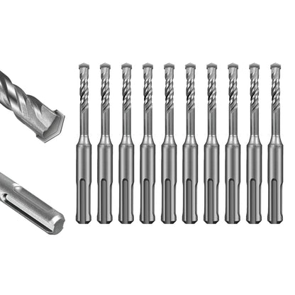 SALI SDS Plus Rotary Hammer Drill Bit, Carbide Tipped Concrete Drill Bit for Brick, Block, Stone and Masonry, Multiple Sizes Available