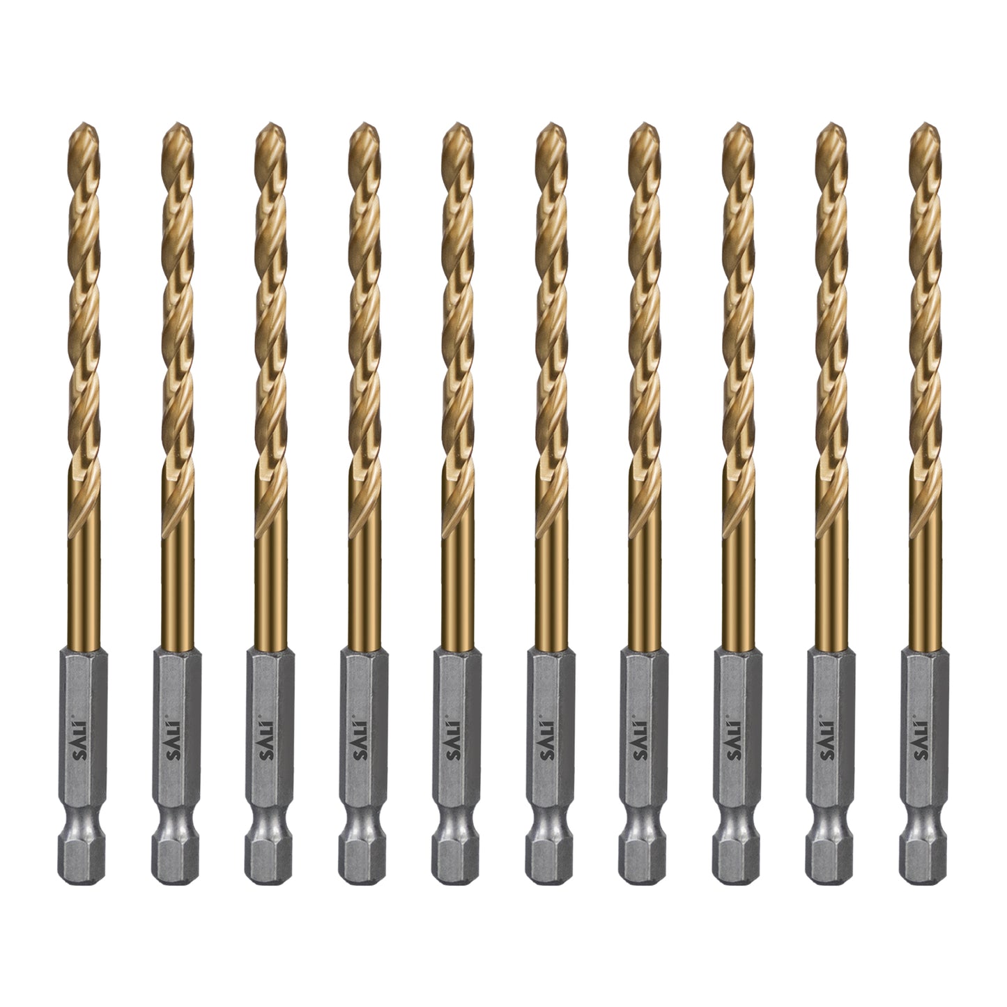 SALI M35 Cobalt Drill Bit , High Speed Steel Hex Shank Jobber Drill Bits for Metal, Alloy Steel, Aluminum and Copper Drilling