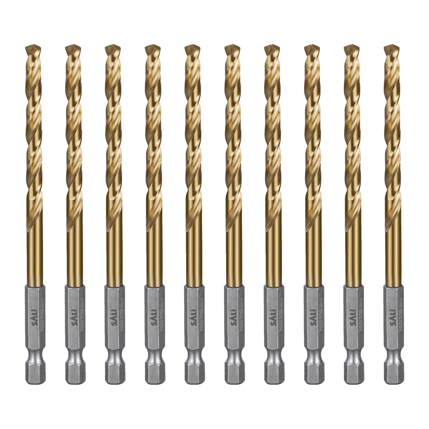 SALI M35 Cobalt Drill Bit , High Speed Steel Hex Shank Jobber Drill Bits for Metal, Alloy Steel, Aluminum and Copper Drilling