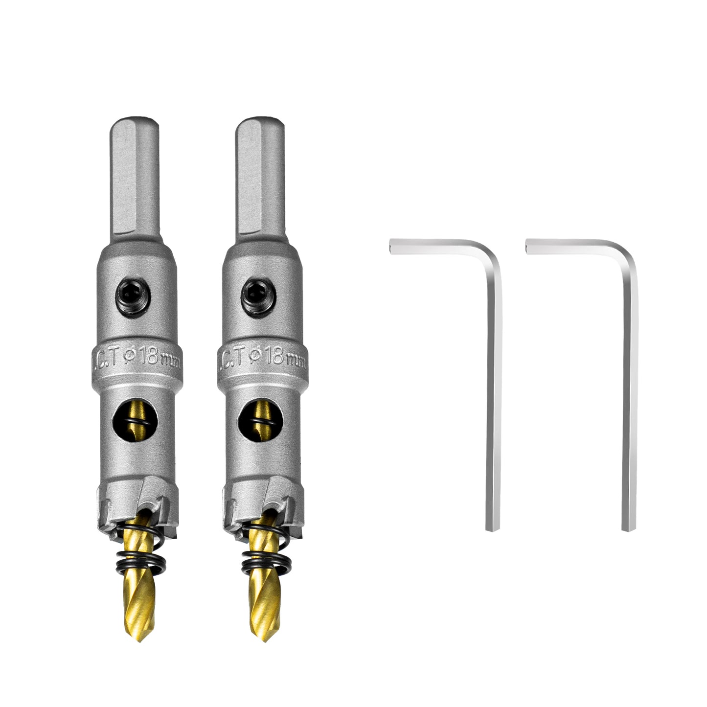 SALI 2-1/2"(64mm) TCT Hole Saw Kit Tungsten Carbide Tipped Hole Saw Drill Bit with Titanium-Plated Pilot Drill bit for Metal, Stainless Steel, Iron, Wood, Plastic