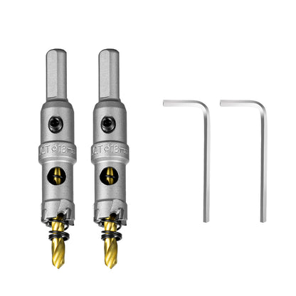SALI 2-1/2"(64mm) TCT Hole Saw Kit Tungsten Carbide Tipped Hole Saw Drill Bit with Titanium-Plated Pilot Drill bit for Metal, Stainless Steel, Iron, Wood, Plastic