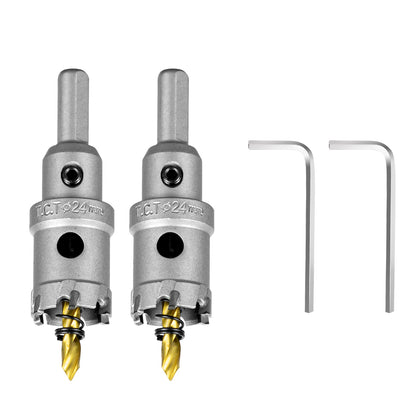 SALI 2-1/2"(64mm) TCT Hole Saw Kit Tungsten Carbide Tipped Hole Saw Drill Bit with Titanium-Plated Pilot Drill bit for Metal, Stainless Steel, Iron, Wood, Plastic