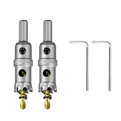 SALI 2-1/2"(64mm) TCT Hole Saw Kit Tungsten Carbide Tipped Hole Saw Drill Bit with Titanium-Plated Pilot Drill bit for Metal, Stainless Steel, Iron, Wood, Plastic