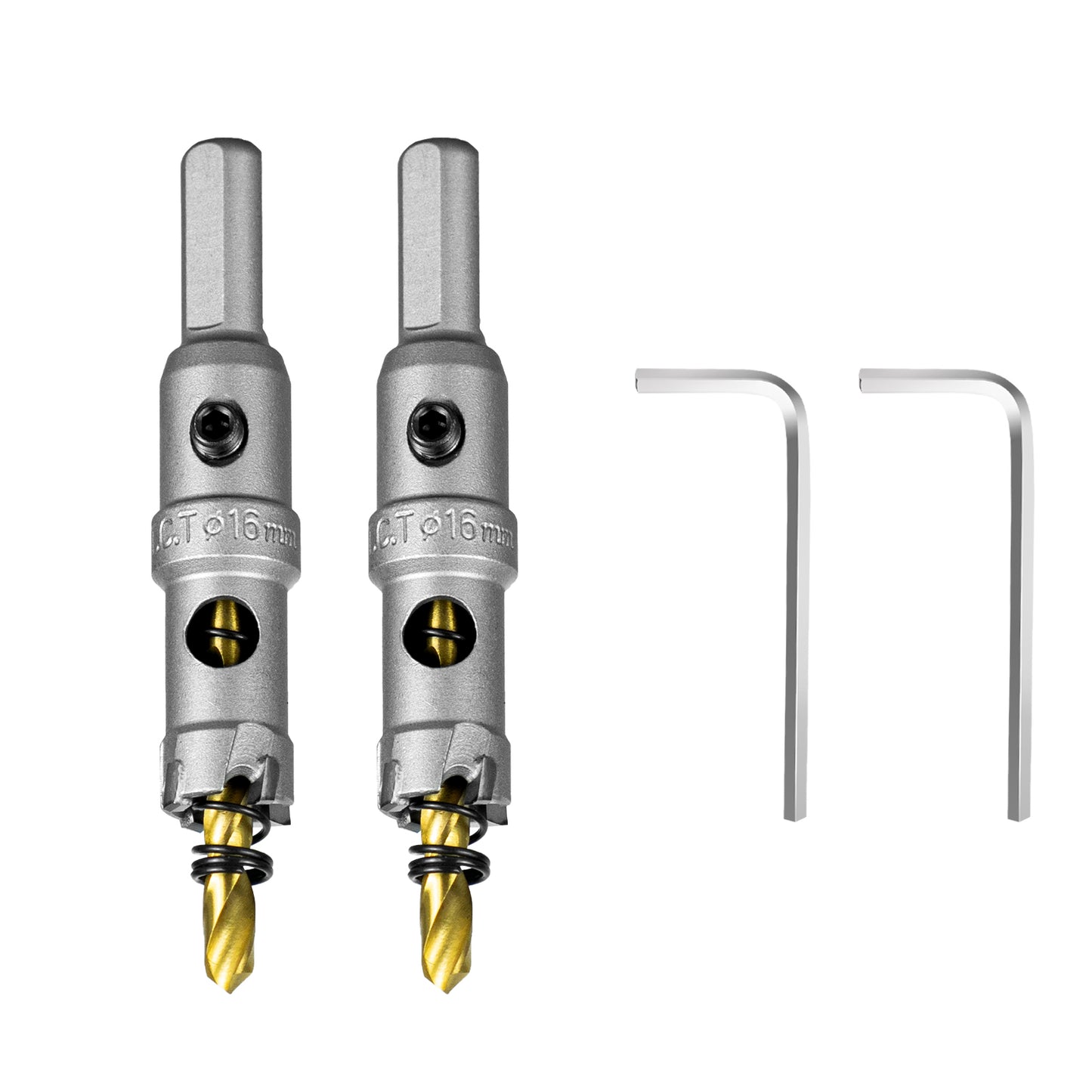 SALI 2-1/2"(64mm) TCT Hole Saw Kit Tungsten Carbide Tipped Hole Saw Drill Bit with Titanium-Plated Pilot Drill bit for Metal, Stainless Steel, Iron, Wood, Plastic