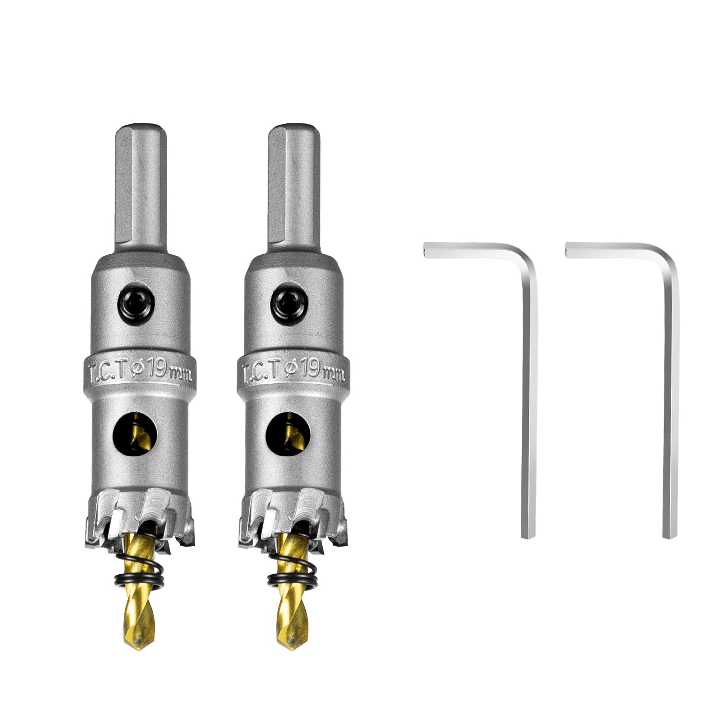 SALI 2-1/2"(64mm) TCT Hole Saw Kit Tungsten Carbide Tipped Hole Saw Drill Bit with Titanium-Plated Pilot Drill bit for Metal, Stainless Steel, Iron, Wood, Plastic