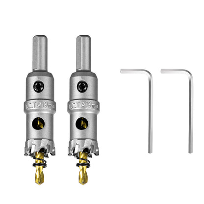 SALI 2-1/2"(64mm) TCT Hole Saw Kit Tungsten Carbide Tipped Hole Saw Drill Bit with Titanium-Plated Pilot Drill bit for Metal, Stainless Steel, Iron, Wood, Plastic