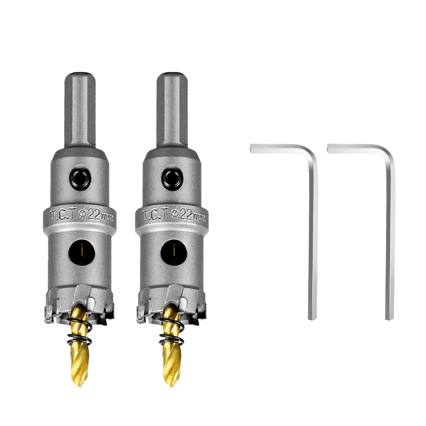 SALI 2-1/2"(64mm) TCT Hole Saw Kit Tungsten Carbide Tipped Hole Saw Drill Bit with Titanium-Plated Pilot Drill bit for Metal, Stainless Steel, Iron, Wood, Plastic