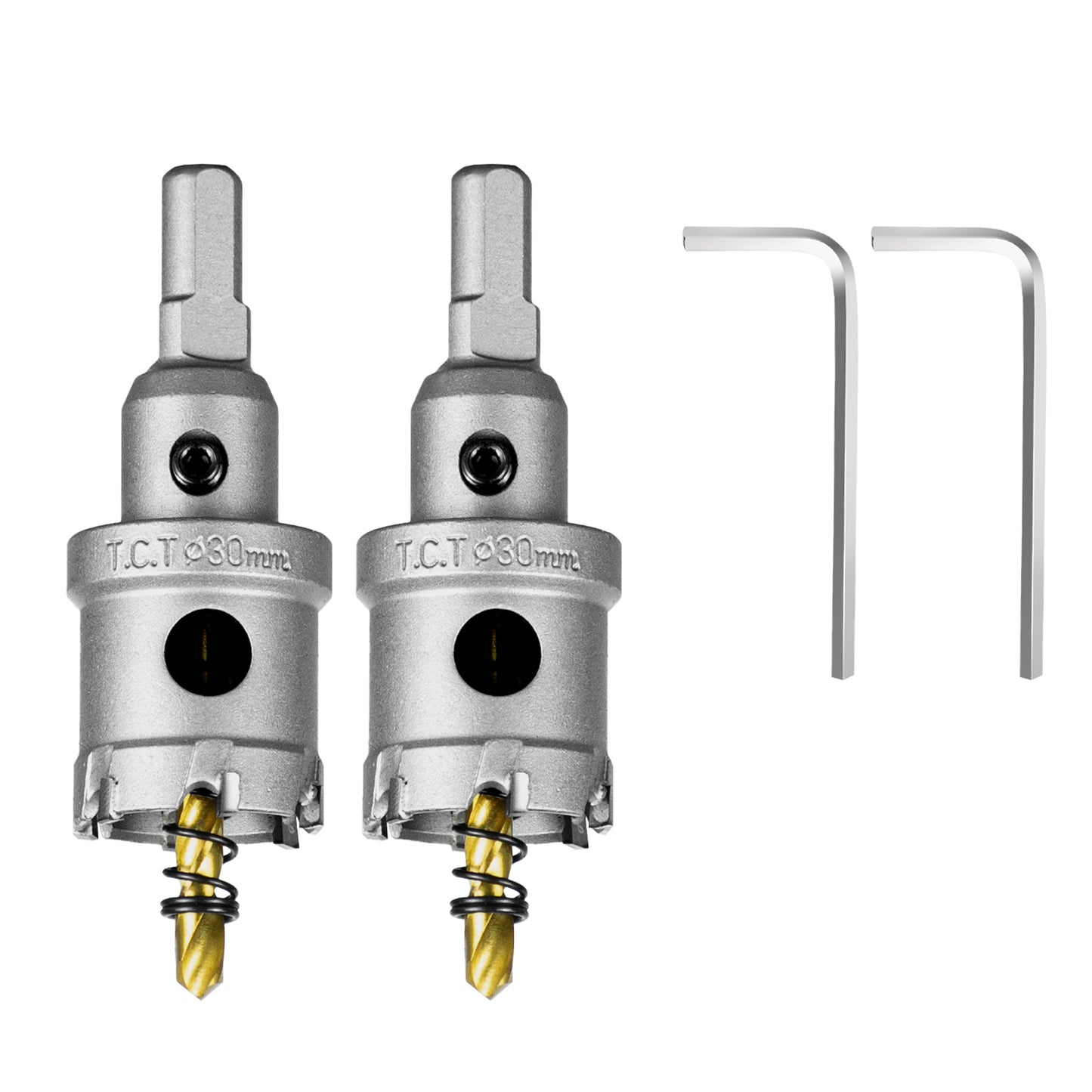 SALI 2-1/2"(64mm) TCT Hole Saw Kit Tungsten Carbide Tipped Hole Saw Drill Bit with Titanium-Plated Pilot Drill bit for Metal, Stainless Steel, Iron, Wood, Plastic