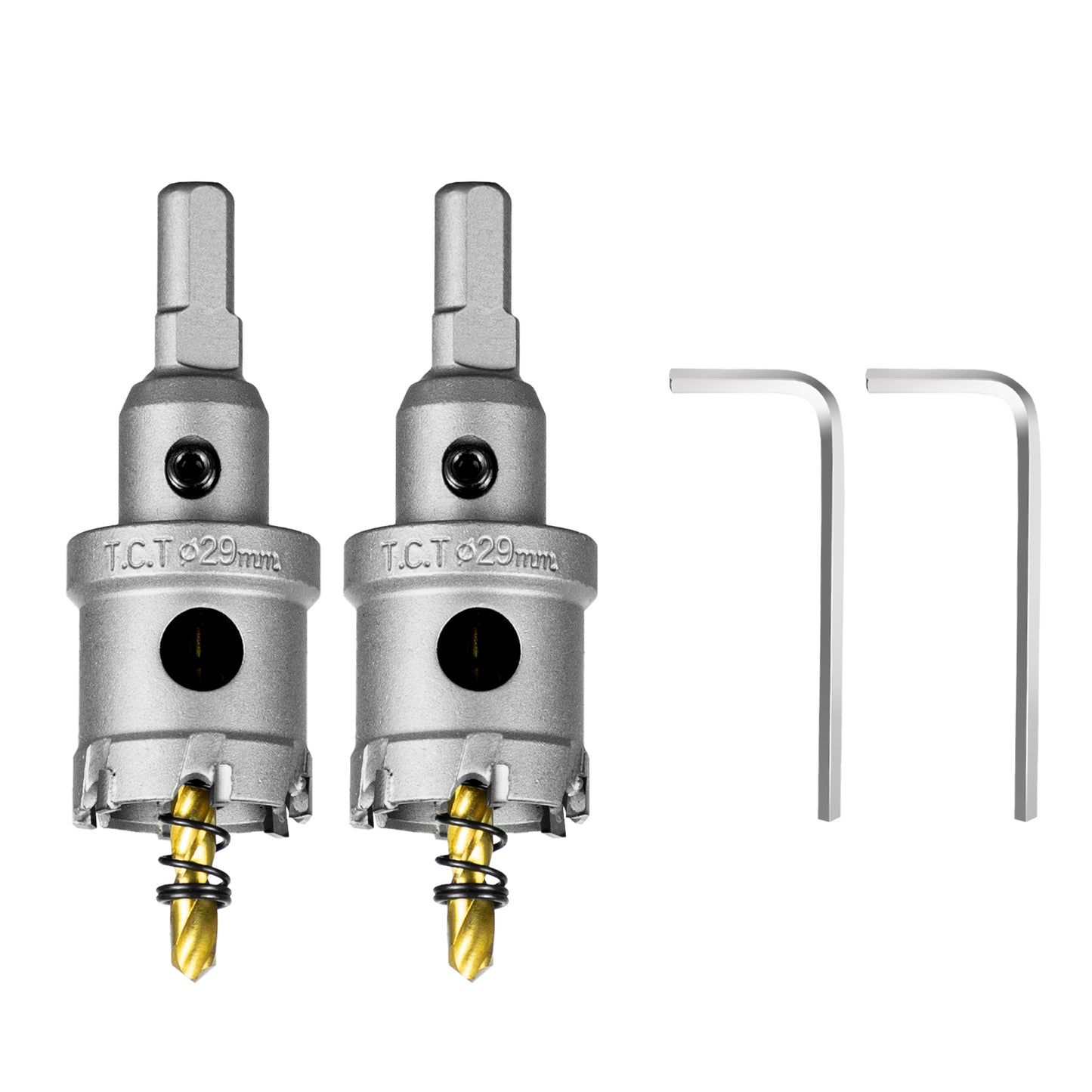 SALI 2-1/2"(64mm) TCT Hole Saw Kit Tungsten Carbide Tipped Hole Saw Drill Bit with Titanium-Plated Pilot Drill bit for Metal, Stainless Steel, Iron, Wood, Plastic