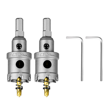 SALI 2-1/2"(64mm) TCT Hole Saw Kit Tungsten Carbide Tipped Hole Saw Drill Bit with Titanium-Plated Pilot Drill bit for Metal, Stainless Steel, Iron, Wood, Plastic