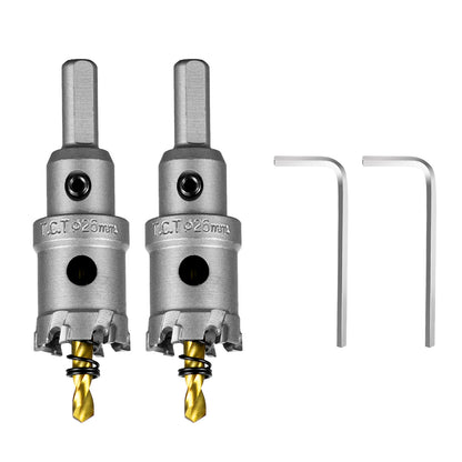 SALI 2-1/2"(64mm) TCT Hole Saw Kit Tungsten Carbide Tipped Hole Saw Drill Bit with Titanium-Plated Pilot Drill bit for Metal, Stainless Steel, Iron, Wood, Plastic