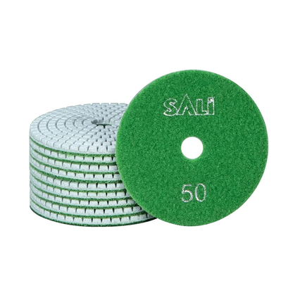 4" Diamond Polishing Pads - 50 Grit - 10 Pack