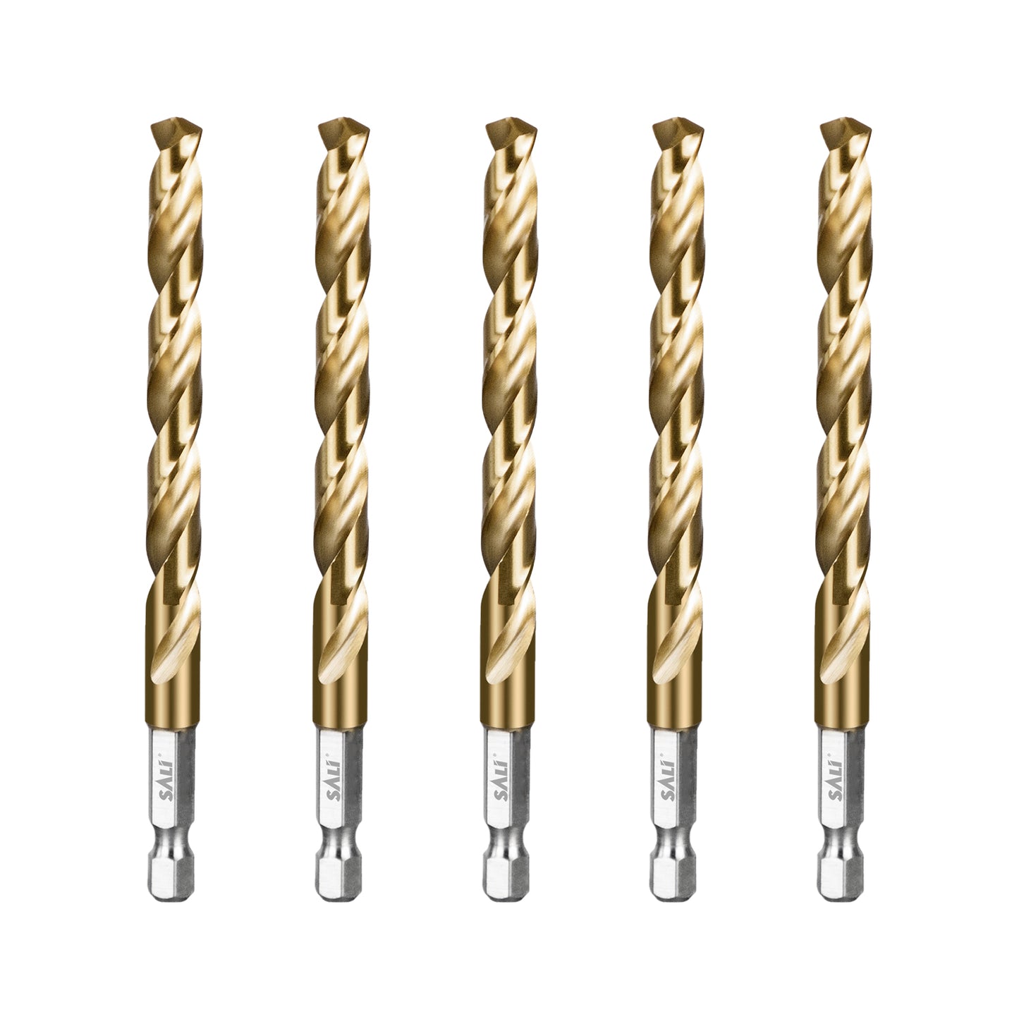 SALI M35 Cobalt Drill Bit , High Speed Steel Hex Shank Jobber Drill Bits for Metal, Alloy Steel, Aluminum and Copper Drilling
