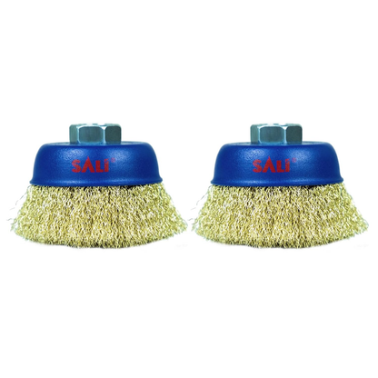 3” x 5/8-11 Coarse Crimped Cup Brush - 2 Pack