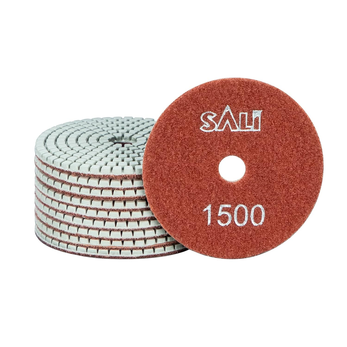 4" Diamond Polishing Pads - 1500 Grit - 10 Pack