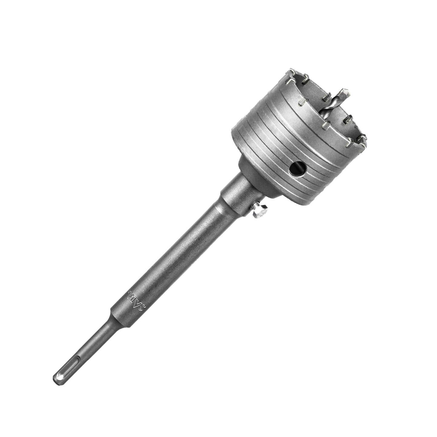 SALI Concrete Hole Saw Kits Tungsten Steel Wall Hole Cutter Drill Bit Sets with 220mm SDS Plus Shank Connecting Rod，110mm Center Positioning Drill Bits for Cement Wall Masonry Foam Brick