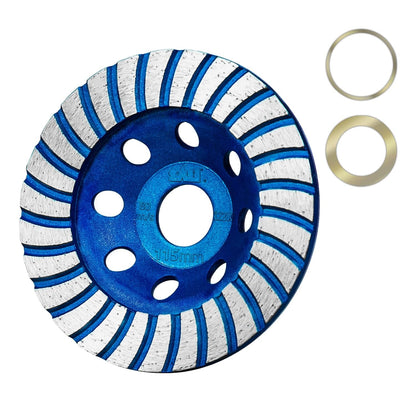 SALI Diamond Concrete Grinding Wheel 4 1/2 inch for Polishing and Cleaning Stone Concrete Surface, Cement, Marble, Rock, Granite, and Thinset Removing, Angle Grinder Turbo Wheels Cup 115*22.2*20 MM…