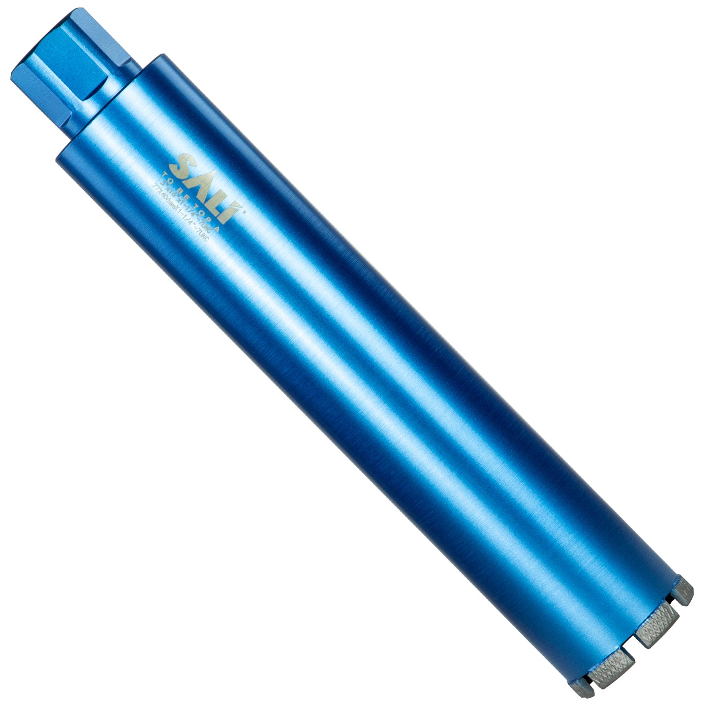 SALI Wet Diamond Core Drill Bits, 15"/380mm Drilling Depth Concrete Core Drill Bit, Core Bit Turbo Laser-Welded Segments with Rebar, Brick, Block, Masonry, Stone