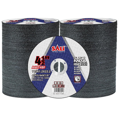 SALI 200 Pack Cut Off Wheel 4 1/2 Inch Cutting Wheels 4-1/2" x 3/64" x 7/8" for Metal & Stainless Steel, Angle Grinder Cutting Wheel,Cutting Discs with Aggressive Cutting