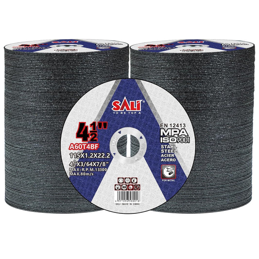 SALI 200 Pack Cut Off Wheel 4 1/2 Inch Cutting Wheels 4-1/2" x 3/64" x 7/8" for Metal & Stainless Steel, Angle Grinder Cutting Wheel,Cutting Discs with Aggressive Cutting