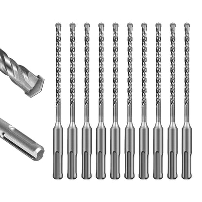 SALI SDS Plus Rotary Hammer Drill Bit, Carbide Tipped Concrete Drill Bit for Brick, Block, Stone and Masonry, Multiple Sizes Available