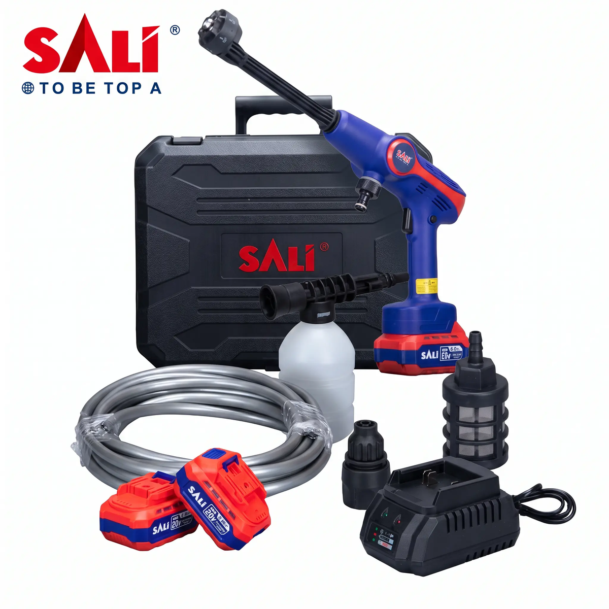 Cordless Portable Electric High Pressure Water Spray Gun Car Washer
