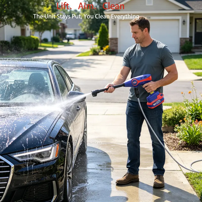 Cordless Portable Electric High Pressure Water Spray Gun Car Washer