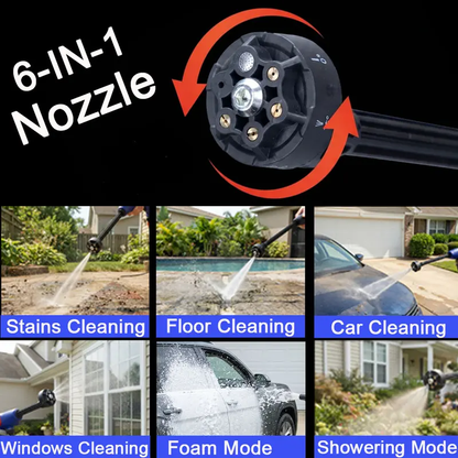 Cordless Portable Electric High Pressure Water Spray Gun Car Washer