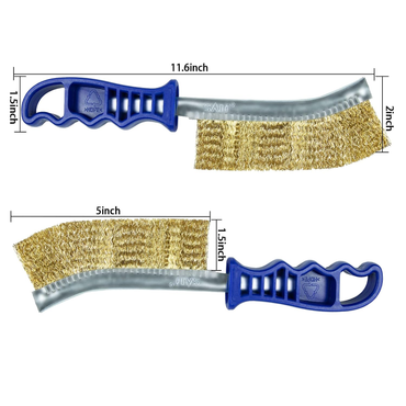 Heavy Duty Wire Brushes - 12 Pack