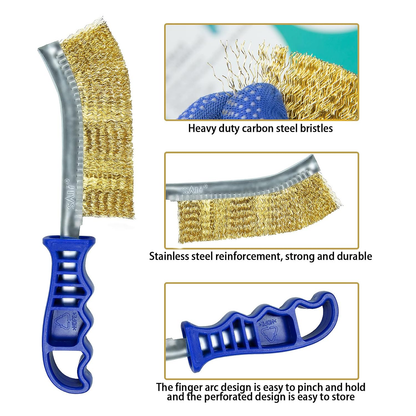 Heavy Duty Wire Brushes - 2 Pack