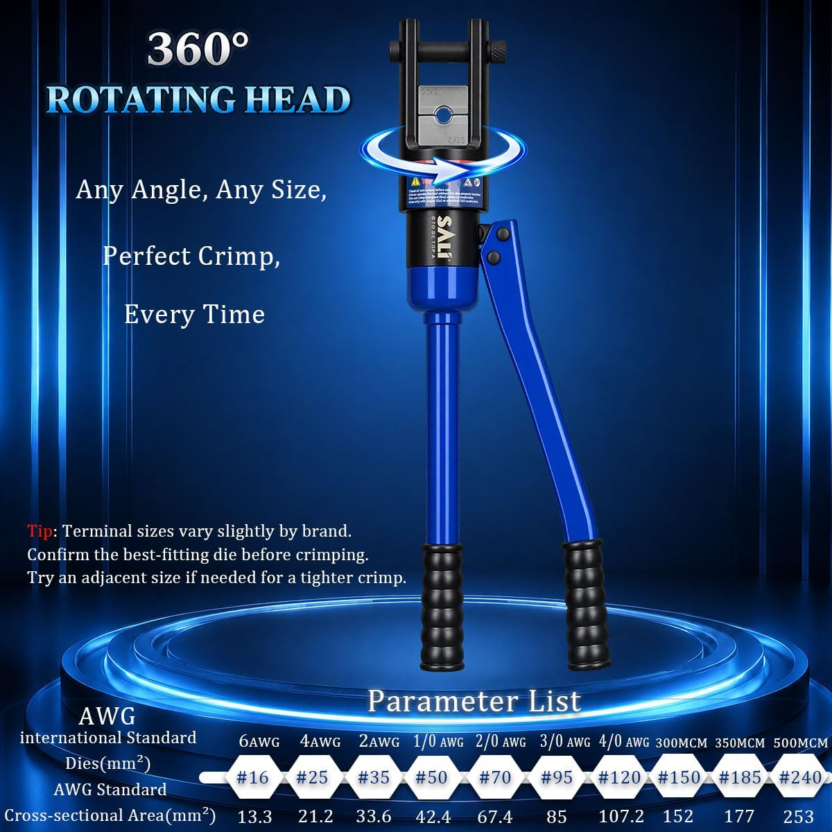 Hydraulic Crimping Tool 12 Ton