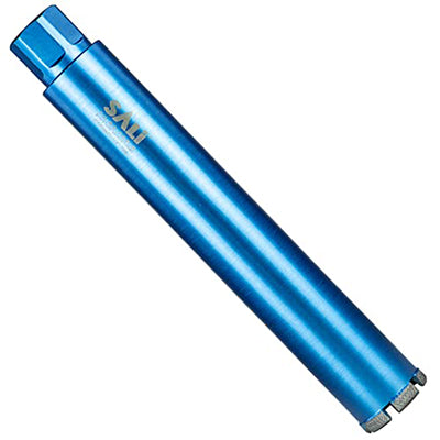 SALI Wet Diamond Core Drill Bits, Laser Welded Turbo Segment Core Bits with Multiple Diameters, Lengths & Thread Options for Concrete, Rebar, Brick, Block and Masonry Drilling